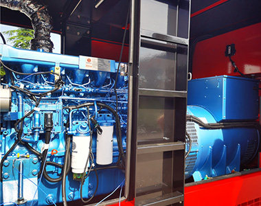 德科400KW/400V發電機應用于國內某租賃項目